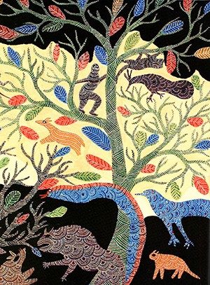 Example of Gond painting