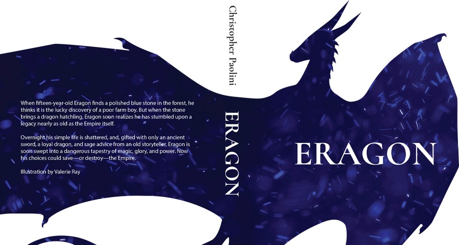 Eragon book cover example