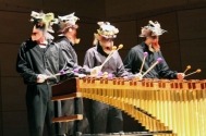 Radford University percussion department performs in Roanoke annually alongside art and dance programs. . 