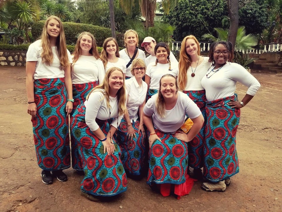 CEHD students in Malawi, Africa.