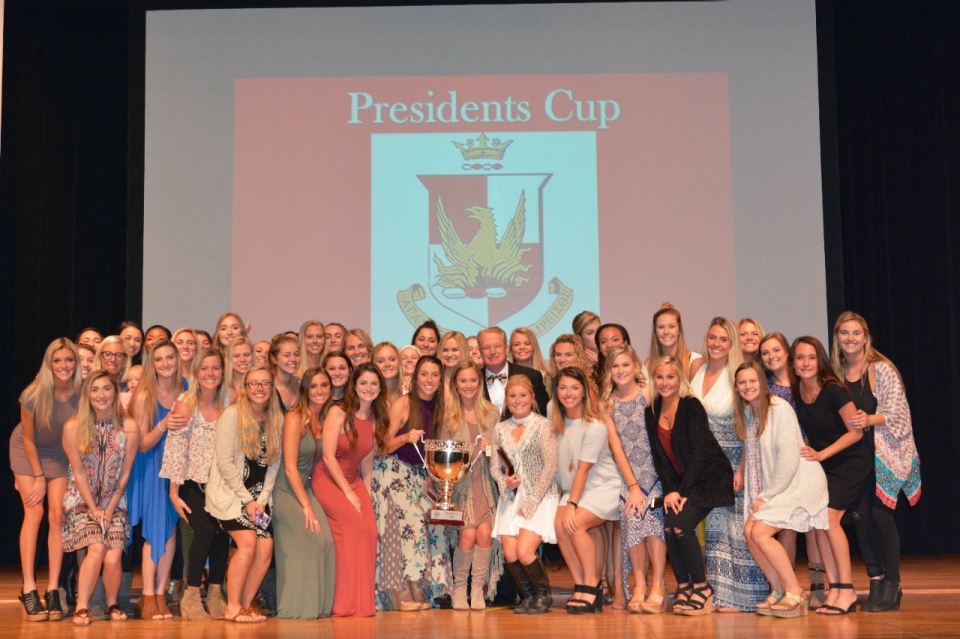 Alpha Sigma Alpha won the 2017 President's Cup.