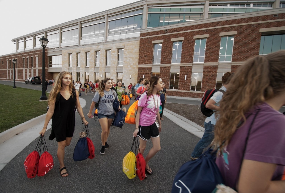 Radford University students assembled 460 After Care Kits for sexual assault survivors. 